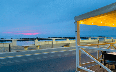 Marina di Pisa Abendstimmung an der Promenade