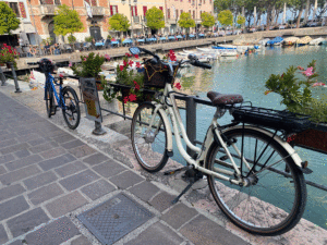 Räder am Hafen von Desenzano
